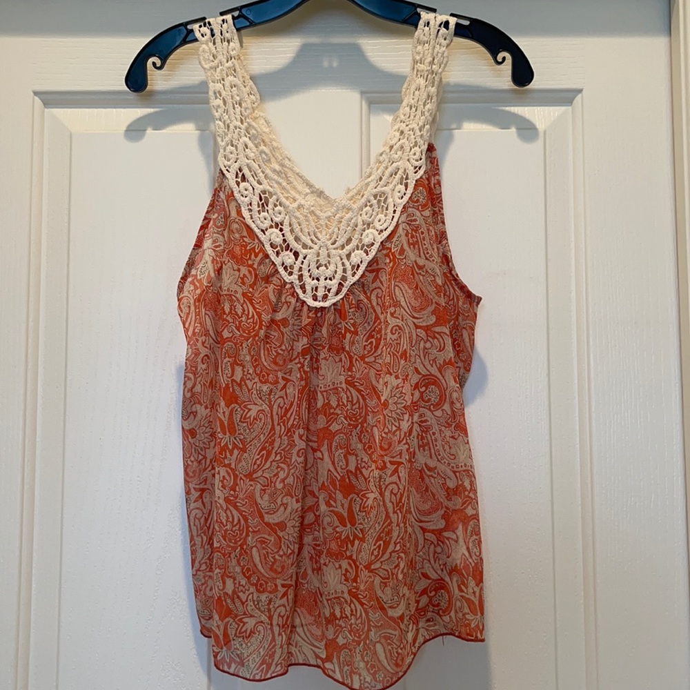 Crochet Trim Tank